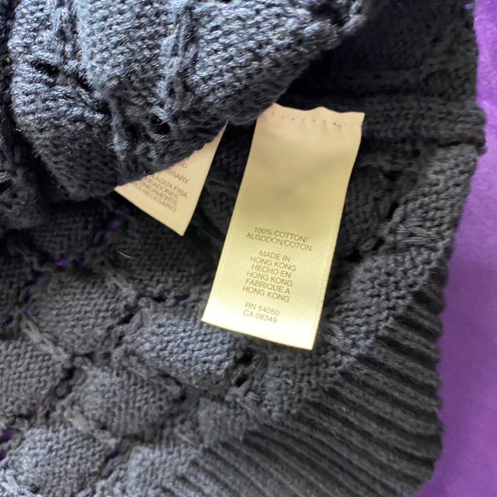 📌Jones New York Knitted Cotton Cardigan - Picture 13 of 15